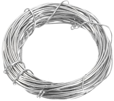 QUARKZMAN Filo Di Titanio, 10 Piedi x 0.6mm 23 Gauge TA1 Titanio Puro Filo Rotondo Morbido Per Saldatura Elettrica Creazioni Gioielli (Tono Argento)