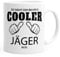 So sieht ein richtig ein richtig cooler Jäger aus Tasse Berufe MoonWorks® weiß unisize