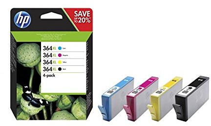 Pack of 4 364XL HP Cartridges