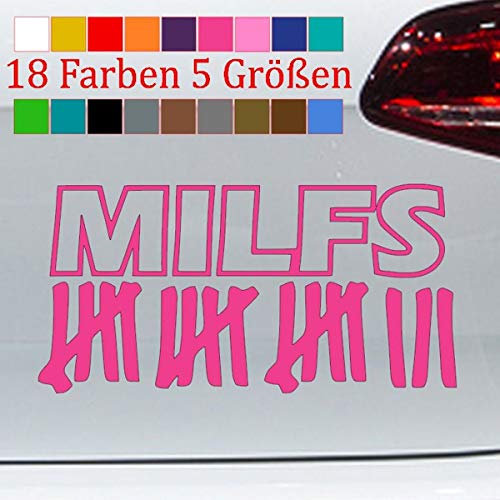 Milf Hunting Aufkleber Strichliste Jagdliste Sticker JDM Mutti 18 Farbe 5 Größen