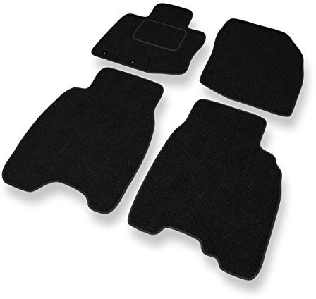 Mossa Alfombrillas adecuadas para Honda Civic VIII (3 Puertas, 5 Puertas) (2006-2011) - alfombras para Coche - Color Negro 1