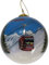 Art Studio Company Weihnachtsdekoration aus geblasenem Glas, Gondel mit immergrünen Bäumen und schneebedeckten Bergen Colorado, handbemalt, Originalkunst, inklusive Geschenkbox