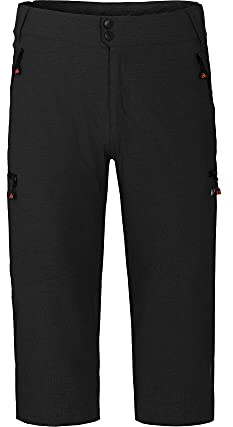 Bergson PORVOO Capri | Herren 3/4 Radhose, 2 in 1 (mit gepolsterter Innenhose) - Robuste Herren 2in1 3/4 Radhose mit gepolsterter Innenhose, Normalgrößen, herausnehmbare, einknöpfbare Innenhose mit B