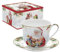 Easy Life COFFRET DEJEUNER 40CL EN PORCELAINE SANTA IS COMING