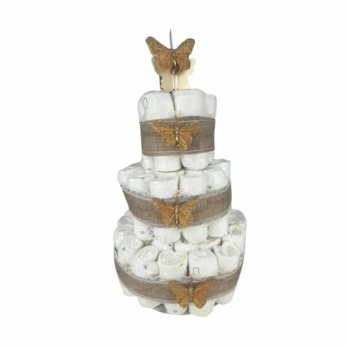 Windeltorte unisex in Beige