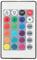 Lighting Key TV 150 MAh Hintergrundbeleuchtung 5–24 V 24 Tasten RGB-LED-Lichtleiste Drahtlose Fernbedienung USB 6 A Lampeneffekt, Yosoo IR-Controller (Leitungslänge 1 Meter)
