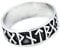 Windalf Wikinger Silber Ring FUTHARK 9 mm Runen Partnerring Wikingeschmuck Silberring Bandring 925 Sterlingsilber (Silber, 56 (18))