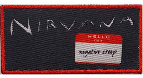 Nirvana Men's Negative Creep Woven Patch, Multi-colored, One size