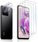 Dabuu 3 Piezas Protector de Pantalla para Xiaomi Redmi Note 12S 4G + 3 Piezas Protector de Lente de Cámara, 9H Dureza, Anti-Arañazos, HD Vidrio Templado, Cristal Templado - Transparente