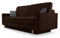 Sofa aus Samtstoff mit Schlaffunktion und Bettkasten Couch für Wohnzimmer Schlafsofa Sofagarnitur Polstersofa Wohnlandschaft mit Bettfunktion Velours 230x100x85cm CALIFORNIA - Dunkelbraun (Kronos 06)