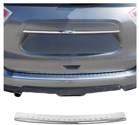 OMAC Ladekantenschutz für Nissan X-Trail T32 2013-2021 Chrom Edelstahl | Stoßstangenschutz, fahrzeugspezifische Passform