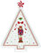 Easy Life Nutcracker Twist Vintage Nutcracker Soldier Porcelain Tree Christmas Plate 21 x 16 cm