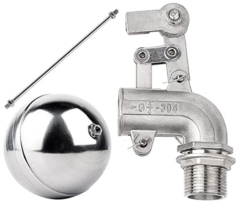 IBOWZ Kugelhahn Schwimmerkugelhahn aus Edelstahl,1/2 Zoll,3/4 Zoll,1 Zoll Schwimmerventile,Sensor für Wassertankpumpe/Erweiterung,Hochdruck-Schwimmerkugelhahn,Wassersensor mit Außengewinde,automatis