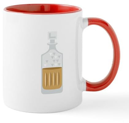 CafePress Whiskey Bourbon Bottle Mugs 11 oz (325 ml) Ceramic Coffee Mug