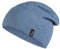 Sterntaler OCS Beanie Melange - Lässige Slouch Beanie Mütze aus Melange Singlejersey (Bio) - Unisex Kopfbedeckung - variabel tragbar - Baby und Kinder Übergangsmütze - Tintenblau, Größe 51