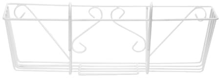 Milisten Cesta para Plantas Colgantes para Valla Soporte para Macetas Diseño Versátil