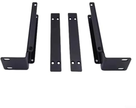 Rack Mounting Bracket Set, Metel Hook Rack For Wireless Receiver & Microphone, 2Mm Thick Plate(2 in 1)