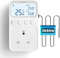Inkbird C226T Thermostat Socket, Digital Temperature Controller with Timer Heating Cooling for Reptile, Terrarium, Aquarium, Greenhouse, Home