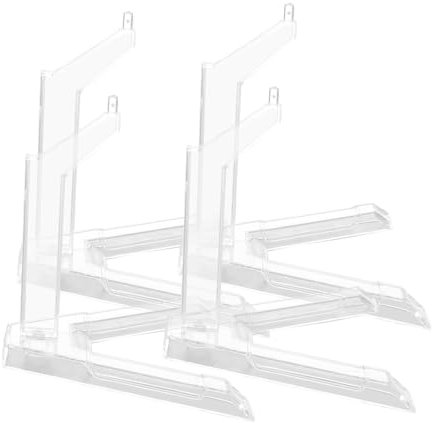 Abaodam 4stücke Flexible Action Figure Ständer Aus Klarem Kunststoff Vielseitige Stütze Für Modellfiguren Und Sammlerstücke Stabil Und Einfach Zu Montieren