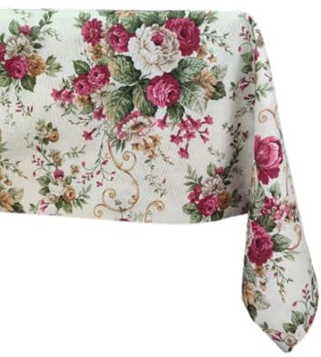 Tende Arredo Tessile - Tovaglia Cotone, Tovaglia Tavolo Rettangolare 240x140 Prodotto Italiano, Tovaglia Cucina Moderna ed Elegante Adatta per Tavoli 12 Posti, Facile da Lavare (Autunno)