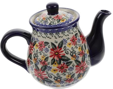 CRILSTYLEO 1 Pc tetera kettle menaje recipiente de agua grande té cafetera espresso exquisito hervidor de agua Olla de leche aparato de cocina hervidor de almacenamiento multiusos cerámica