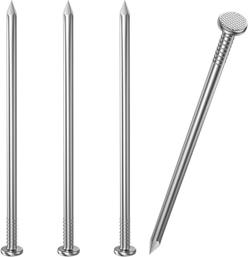 Dayalo 50 Stück Stahlnägel 65mm, Nägel, Dachpappennägel, Edelstahl A2 V2A, Nails für Wood und Betonwände