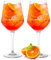 Aperol Spritz Gläser 2er Set - Einzigartige Aperol Gläser für den Perfekten Genussmoment | Premium Spritzgläser Set | 440 ml Kristallglas Made in Germany | Ideal geeignet als Aperol Geschenkset