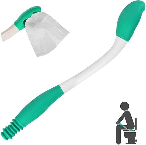 Toilettenhilfe Abwischhilfe, WC Hilfsmittel für einfache Hygiene | Praktische Toilettenhilfe zur Unterstützung beim Abwischen, geeignet für Zuhause, Bad und tägliche Pflege