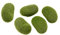 EXCEART 5st Imitierter Moosfelsen Gartenkiesel Kieselsteine ​​für Den Garten Kieselsteine ​​für Blumentöpfe Grüne Mooskugel Nachgemachter Moosstein Moosbedeckungsstein Green