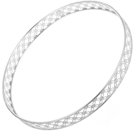 ibasenice Metal Hanging Planter Basket Hoop Round Ring for Diy Floral Wreath Making for Wedding Decor and Home Crafting