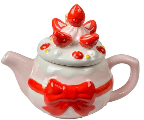 Clayre & Eef Teekanne 325 ml Rosa Keramik