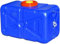 JIESOO Tanque Agua Plástico Exteriores,Tapa Tanque Almacenamiento 100L/150L/200L/340L, Tanque Almacenamiento Agua Horizontal Rectangular Grande, Tanque Almacenamiento Agua Pura Espesada(50L)