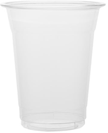 Fiesta Recyclable rPET Cup, 12 oz, Pack 400 | Commercial-grade catering design reduces environmental impact, offering sturdy construction for busy takeaway drink service.