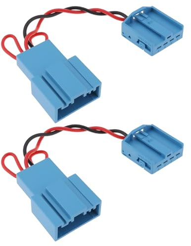 ECSiNG 2 x Auto-Untersitz-Subwoofer-Kabel-Adapter, kompatibel mit BMW 1, 3, 5, 6, 7 Serie
