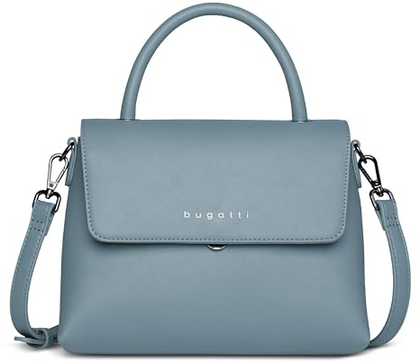 bugatti Almata Handtasche 2-in-1 mit extra Kosmetiketui, Damen-Tasche aus Kunstleder