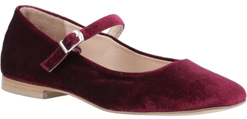 Hush Puppies Pasha Velvet Women's Bordeaux Shoes - UK 7 Dark Red