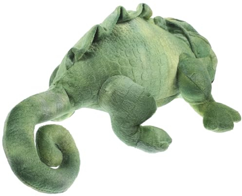 Warmhm Adorables Chamäleon Plüschtier Grünes Kuscheltier mit Weichem für Dekoratives Stofftier als Niedliches und Wohnaccessoire