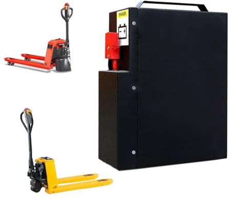 JHKJ Batterie de Remplacement 24 V 20 Ah LiFePO4 (Lithium Fer Phosphate) pour Chariot élévateur électrique 24 Volts avec poignée