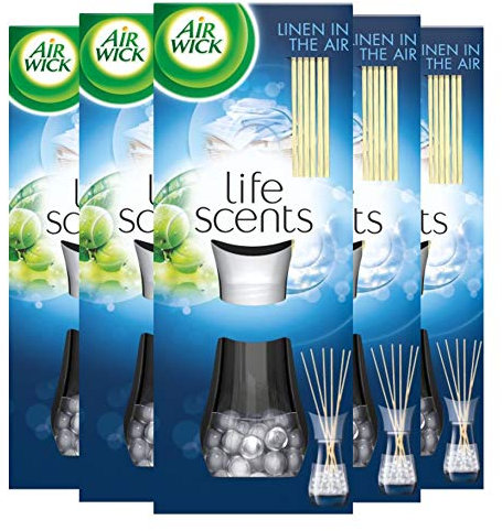 Air Wick Life Scents Reed Diffusers (5 Pack) Linen In The Air - Air Wick