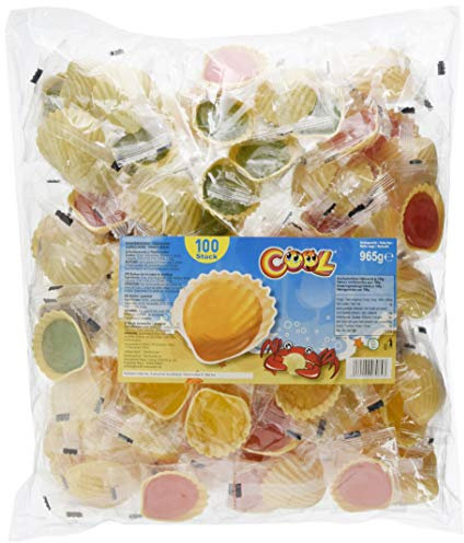 COOL 100 Schleckmuscheln einzeln verpackt im Beutel, 1er Pack (1 x 965 g)