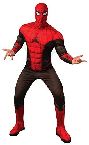 Rubie's Offizielles Luxuskostüm Spider-Man, Marvels Spider-Man 3: No Way Home, für Erwachsene, Overall und Stoffmaske, Größe XL Halloween