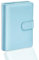 a5 Pu-Leder-Notizbuch, Weich Notizbuch Pu Kunstleder a5 Format Nachfüllbar, Ringbuch a5 Nachfüllbar, Taschen-Reisebuch (Blau)