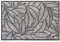 Zeller 27061 Platzset 'Farn', Kunststoff, schwarz, ca. 45 x 30 cm