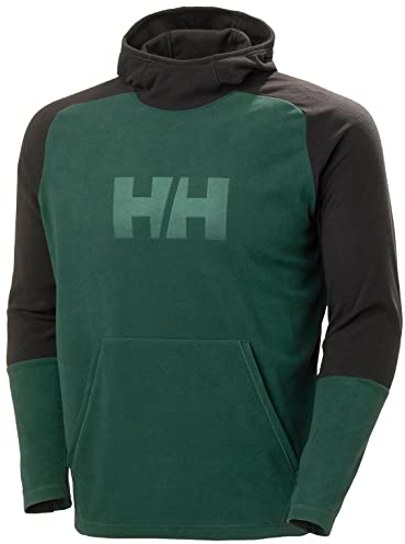 Helly Hansen Uomo Daybreaker Logo Hoodie, Verde scuro, L