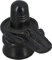 KSJONE Eleganter schwarzer Stein Shivalingam Shivling Shivlinga Pindi Schwarzer Marmor für Pooja, Shiva Idol und Geschenk für andere Schaustück 7 cm
