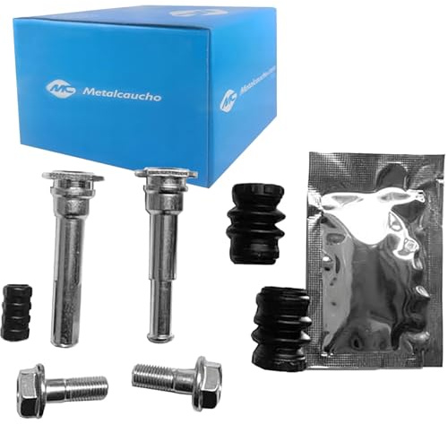 Metalcaucho 43019 Führungshülsensatz Bremssattel Vorderachse links Kompatibel mit TOYOTA COROLLA ZZE12, NDE12, ZDE12, NISSAN JUKE F15, KIA SORENTO I JC, HYUNDAI TUCSON JM, SUZUKI SX4 EY, GY
