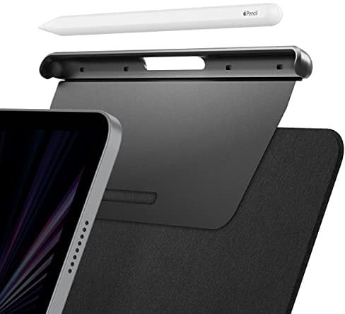 Spigen DA20 Apple Pencil Stifthalter für Pro und 2. Generation Kompatibel mit iPad Pro 11/ 13, iPad Air 11 /13 und Anderen iPad-Serien - Schwarz