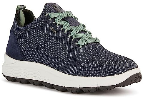 Geox D Spherica 4x4 B Abx, Scarpe da ginnastica Donna, Blu (Dk Jeans), 41 EU