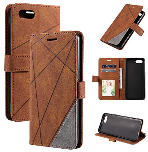 Kukoufey Coque pour ASUS ZenFone 4 Max ZC520KL Étui en Cuir,Magnétique Etui Housse pour ASUS ZenFone 4 Max 5.2 ZC520KL Étui Téléphone Brown