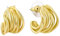 Klobige Gold-Creolen, 14K Gold klobige Röhren-Creolen für damen, leichte, dicke Creolen